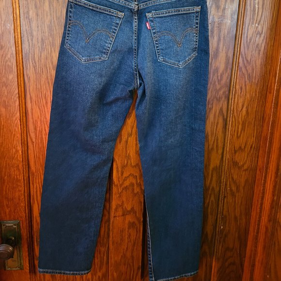 Levi's Women's Wedgie Straight Jeans SZ 28 - Picture 11 of 13